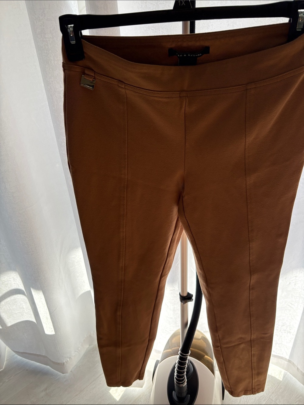 Zac & Rachel Camel Brown Stretch Ponte Pants